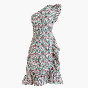 J.Crew Ruffle Dress in Liberty® Floral - Sz 0P